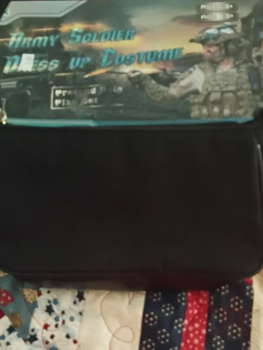 Small Dog Print Purse in Black and White